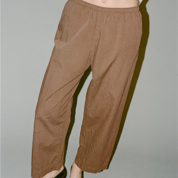 DEIJI Studios Ease Trouser in Brown - Picture 4 of 16